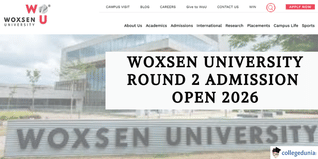 Woxsen University Round 2 Admission 2026 Begins @woxsen.edu.in; Check Course-Wise Dates Here